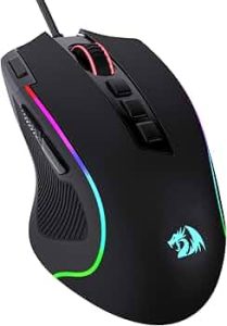 Redragon M612 Wired RGB Optical Gaming Mouse 8000 DPI Remapping Keys