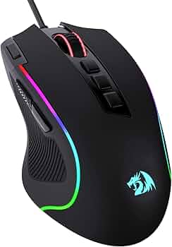 Redragon M612 Wired RGB Optical Gaming Mouse 8000 DPI Remapping Keys