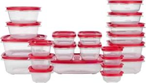 Rubbermaid EasyStore Containers, 44-Piece Set, Food Storage Containers with Lids