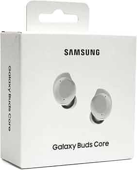 Samsung Galaxy Buds Core SM-R410 (2025) | Latin American Stock | Bluetooth 5.4 | Active Noise Cancelation | up to 35h Continuous Music Playblack – (White)