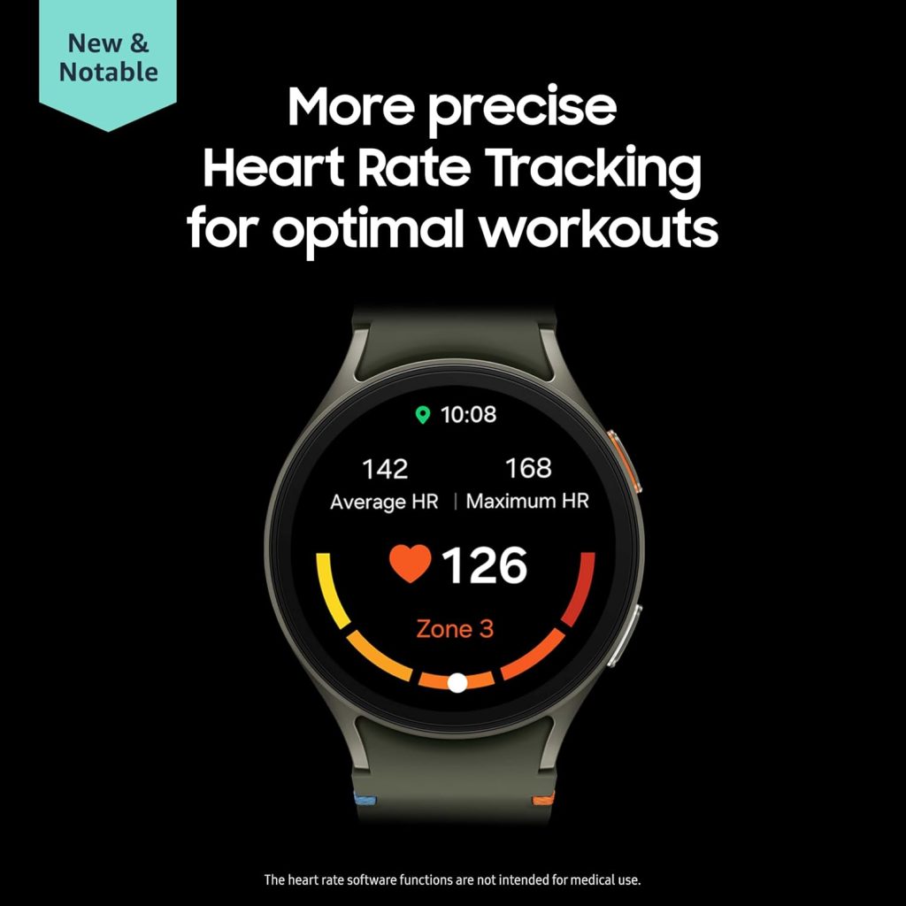 Samsung Galaxy Watch 7 40mm Bluetooth AI Smartwatch w/Energy Score, Wellness Tips, Heart Rate Tracking, Sleep Monitor, Fitness Tracker, 2024, Green (US Version, 1Yr Manufacturer Warranty)