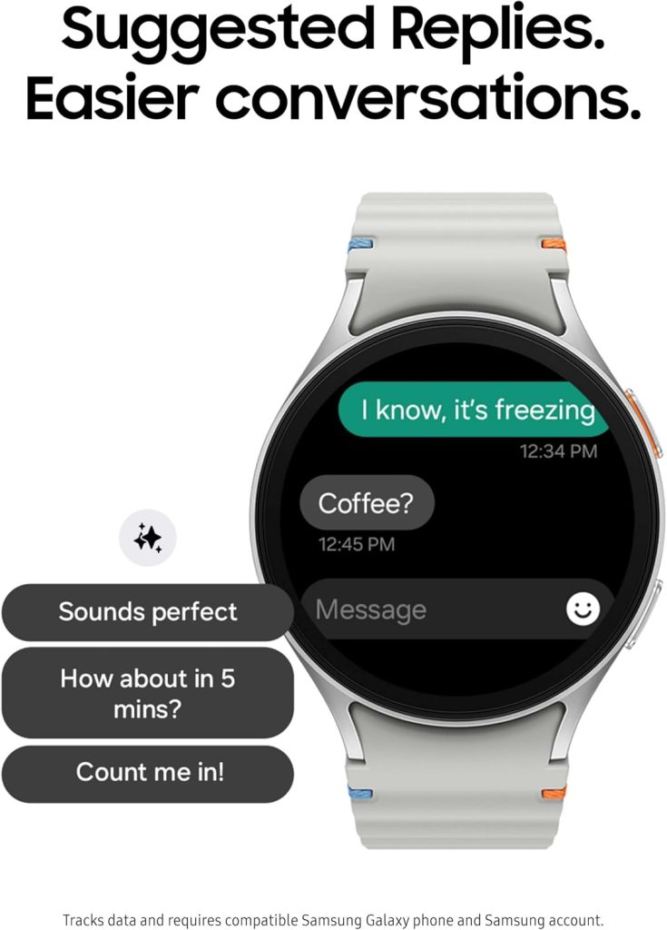 Samsung Galaxy Watch 7 40mm Bluetooth AI Smartwatch w/Energy Score, Wellness Tips, Heart Rate Tracking, Sleep Monitor, Fitness Tracker, 2024, Green (US Version, 1Yr Manufacturer Warranty)