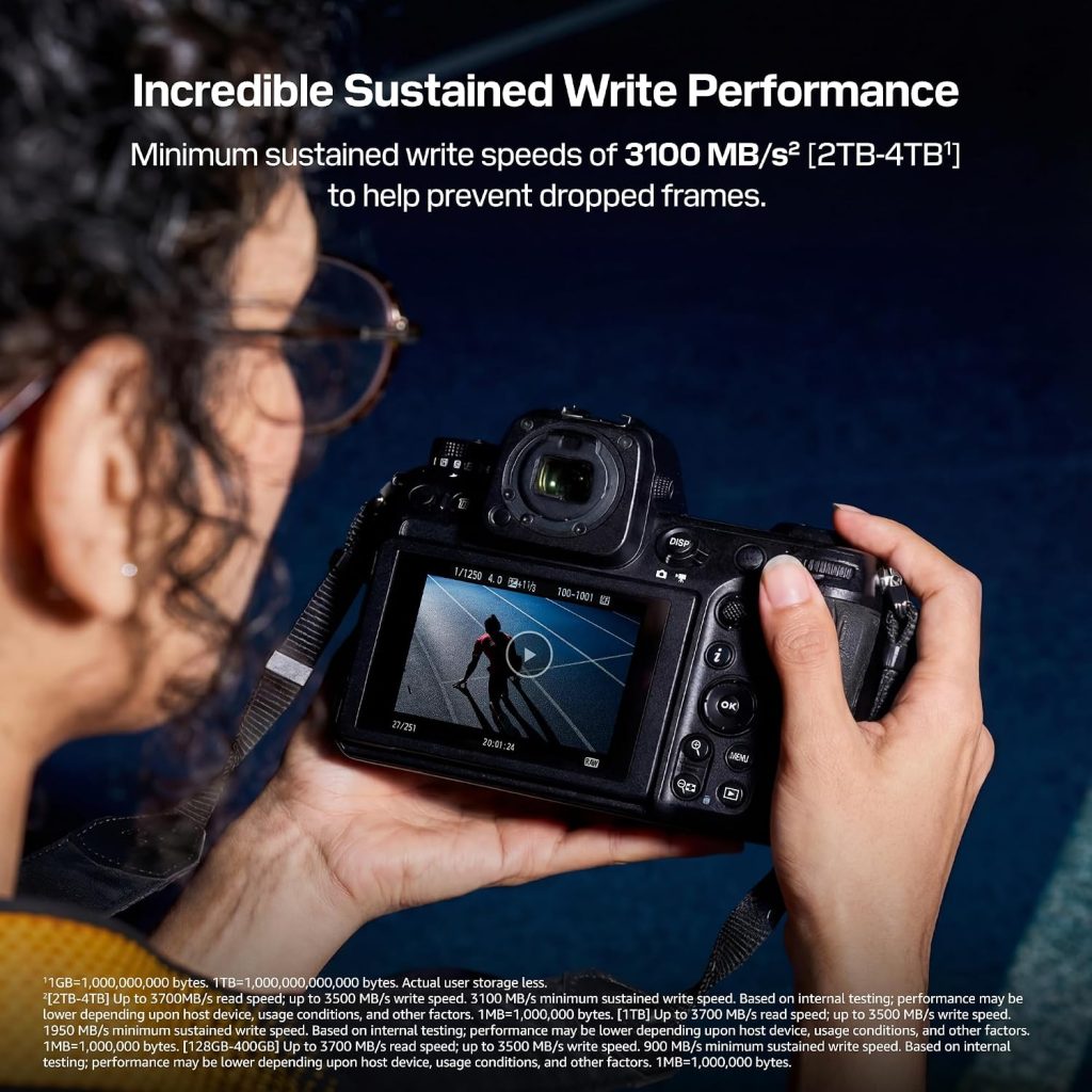SANDISK 128GB Extreme PRO CFexpress 4.0 Type B, Up to 3700 MB/s Read Speeds