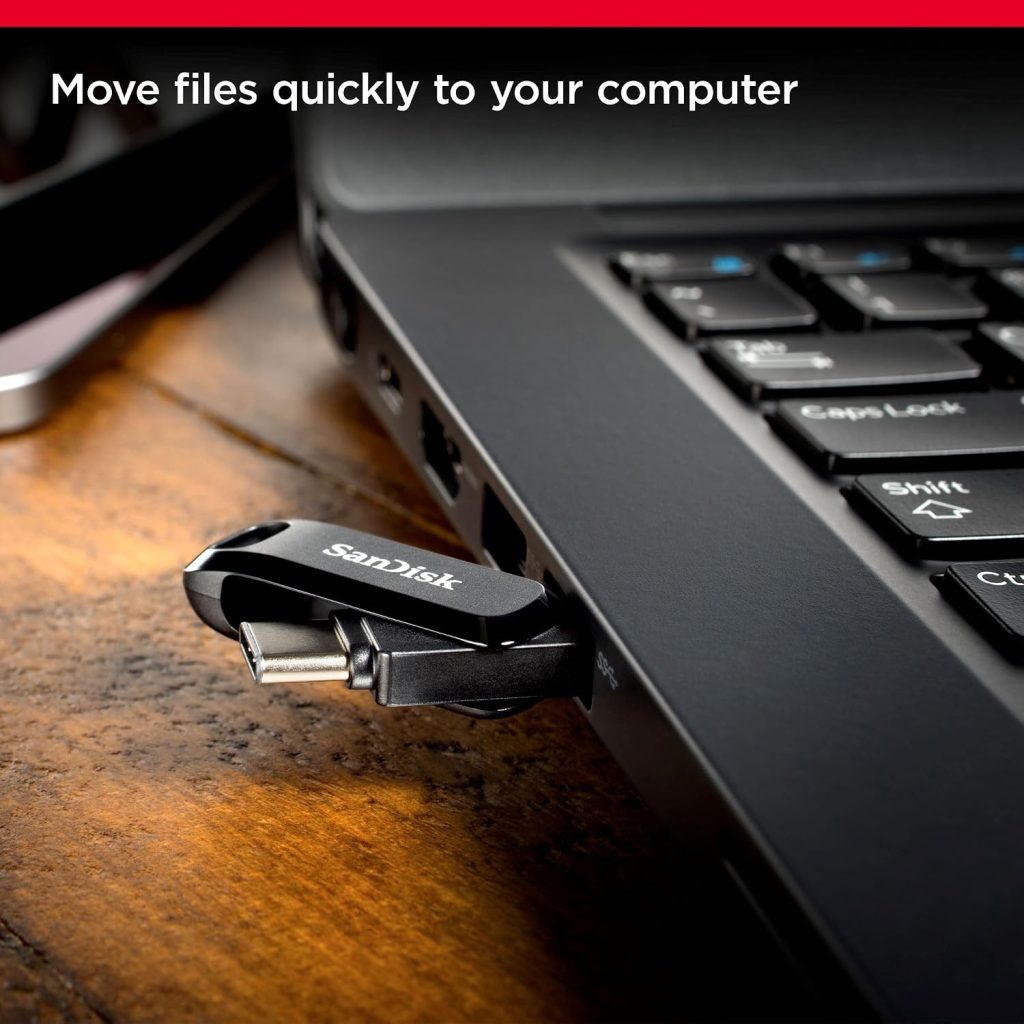 SANDISK 128GB Ultra Dual Drive Go, USB-C & USB-A, Up to 400MB/s Read Speeds