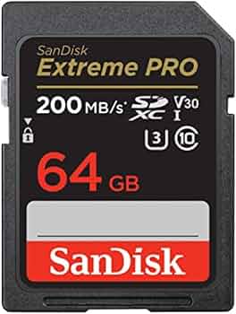 SANDISK 64GB Extreme PRO SDXC UHS-I Memory Card – C10, U3, V30, 4K UHD, SD Card – SDSDXXU-064G-GN4IN