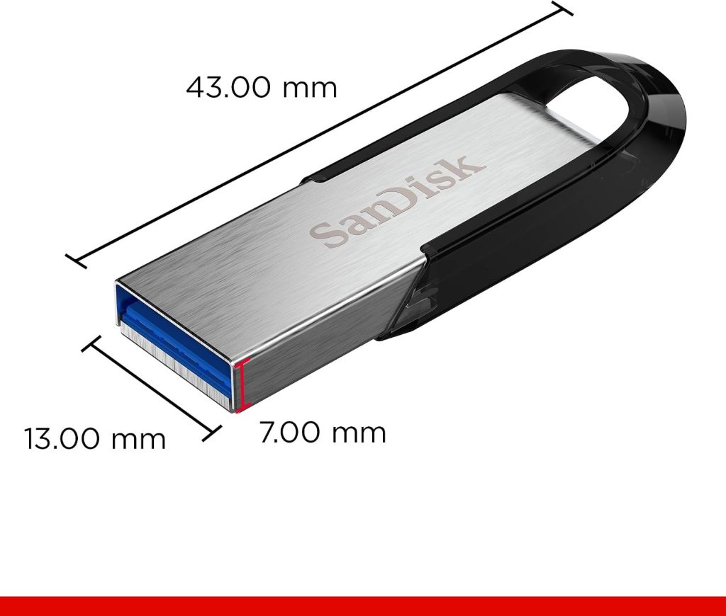 SANDISK 64GB Ultra Flair, USB-A Flash Drive, Up to 150MB/s Read Speeds
