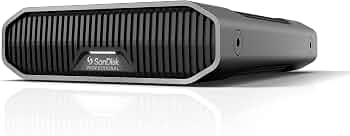 SanDisk Professional 8TB G-Drive Enterprise-Class External Desktop Hard Drive – 7200RPM Ultrastar HDD Inside, USB-C (10Gbps), USB 3.2 Gen 2, Mac Ready – SDPHF1A-008T-NBAAD
