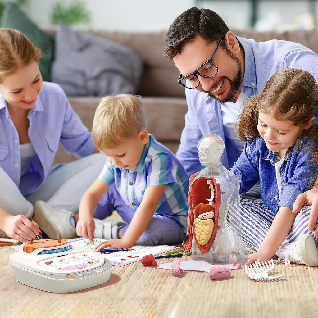 Science Can Human Body Model for Kids, Interactive Anatomy Learning Toys