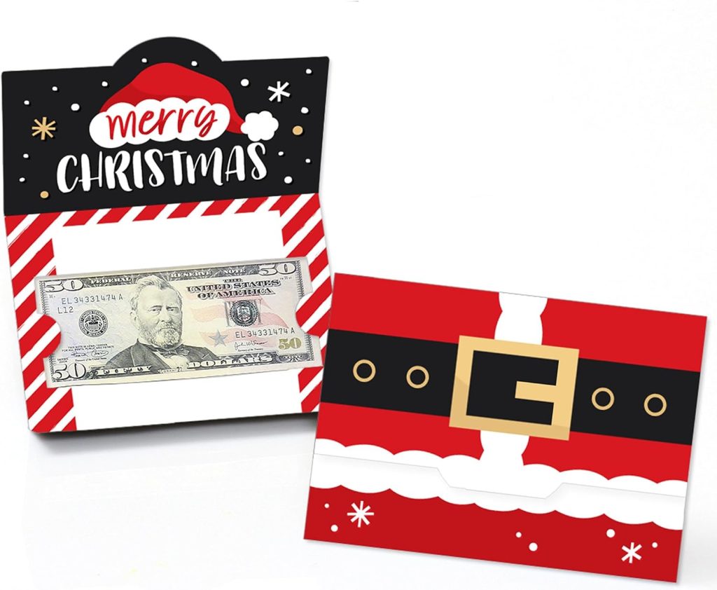 Secret Santa Gift Card Holders – Set of 8