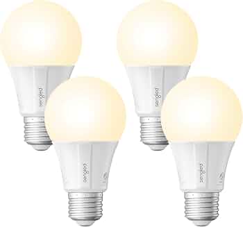 Sengled Smart Light Bulbs, Zigbee Hub Required, Works with Alexa and SmartThings, Voice Control with Google Home and Echo with built-in Hub, Soft White 60W Equivalent A19 Dimmable Smart Bulbs, 4-Pack