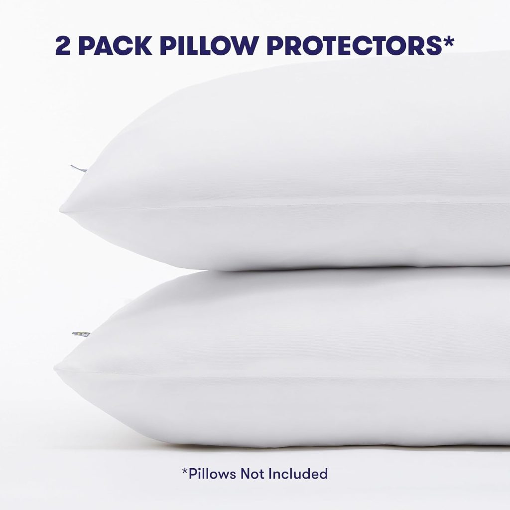 Serta Power Chill Cooling Pillow Protectors, Standard/Queen (2 Pack)