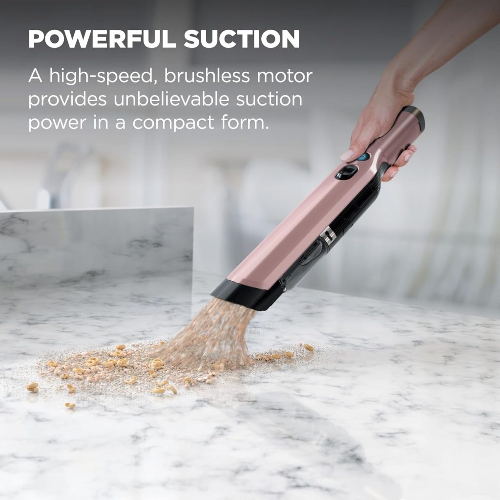 Shark WANDVAC Cordless Hand Vac, Rose Gold, WV201RGBRN