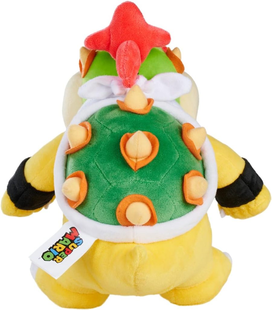 Simba Super Mario Bowser Jr. Plush – Stuffed Toy (8.7 inches) from the Super Mario Galaxy Universe, Soft Plush Toy, Fabric Toy for Children and Fans, Suitable from 0 Months