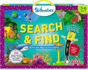 Skillmatics Search and Find – Preschool Learning Activity, Gift for Kids