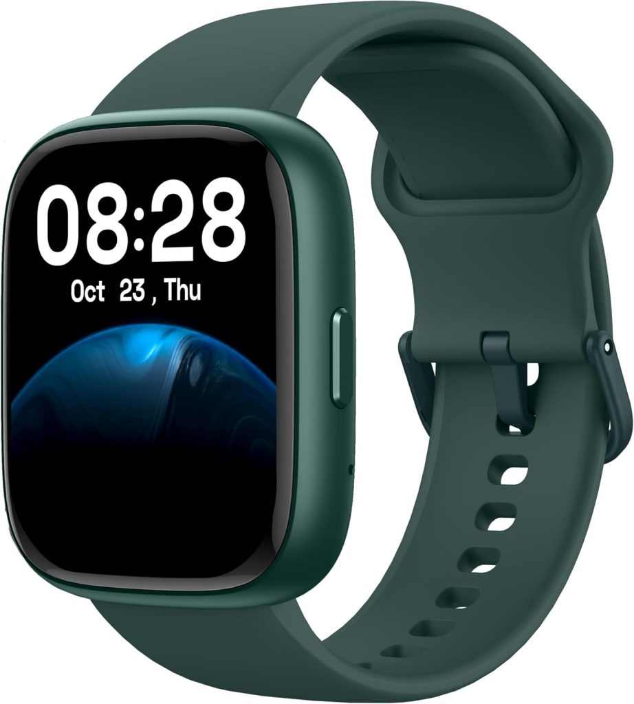 Smart Watch (Answer/Make Call) for iPhone&Android, 1.83″ Smartwatches with Sleep Monitor Heart Rate Activity Tracking, IP68 Waterproof, Fitness Tracker 100+Sport, Reloj Inteligente 30 Day+Battery Life
