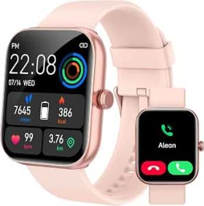 Smart Watch for Women Men, Smartwatch for iPhone & Android Bluetooth (Answer/Call) Built-in Alexa, 1.91″ HD Fitness Tracker with 105+ Sport Modes, IP68 Waterproof, Sleep/Heart Rate/SpO2/Stress Monitor