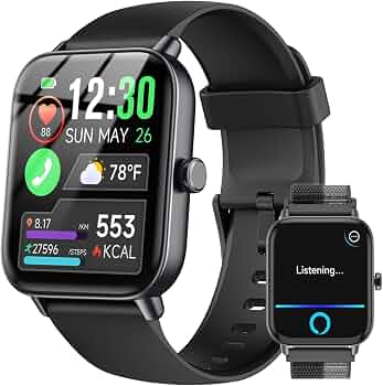 Smart Watch for Women/Men, Bluetooth Calling, Alexa built-in, iOS Android