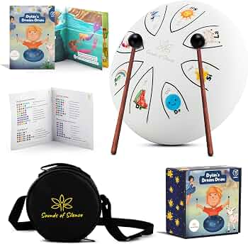 Sounds Of Silence Steel Tongue Drum for Kids with Storybook and Songbook