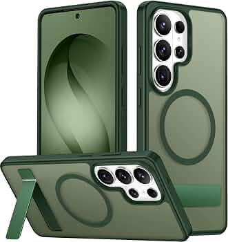 SPIDERCASE for Samsung Galaxy S26 Ultra Case,Built-in Stand,Green