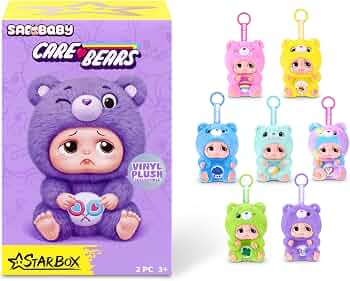 STARBOX Sad Baby Care Bears Series 1 Blind Box Keychains