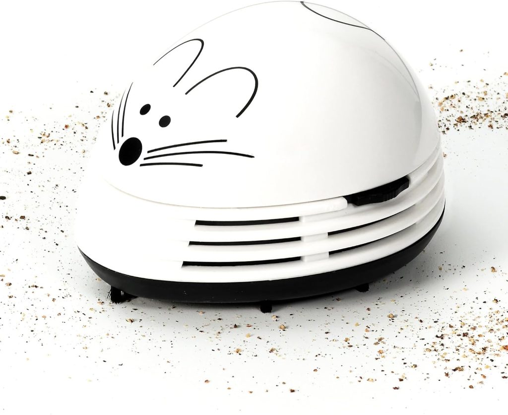Starfrit Mouse Table Cleaner, Mini Vacuum, Battery Operated