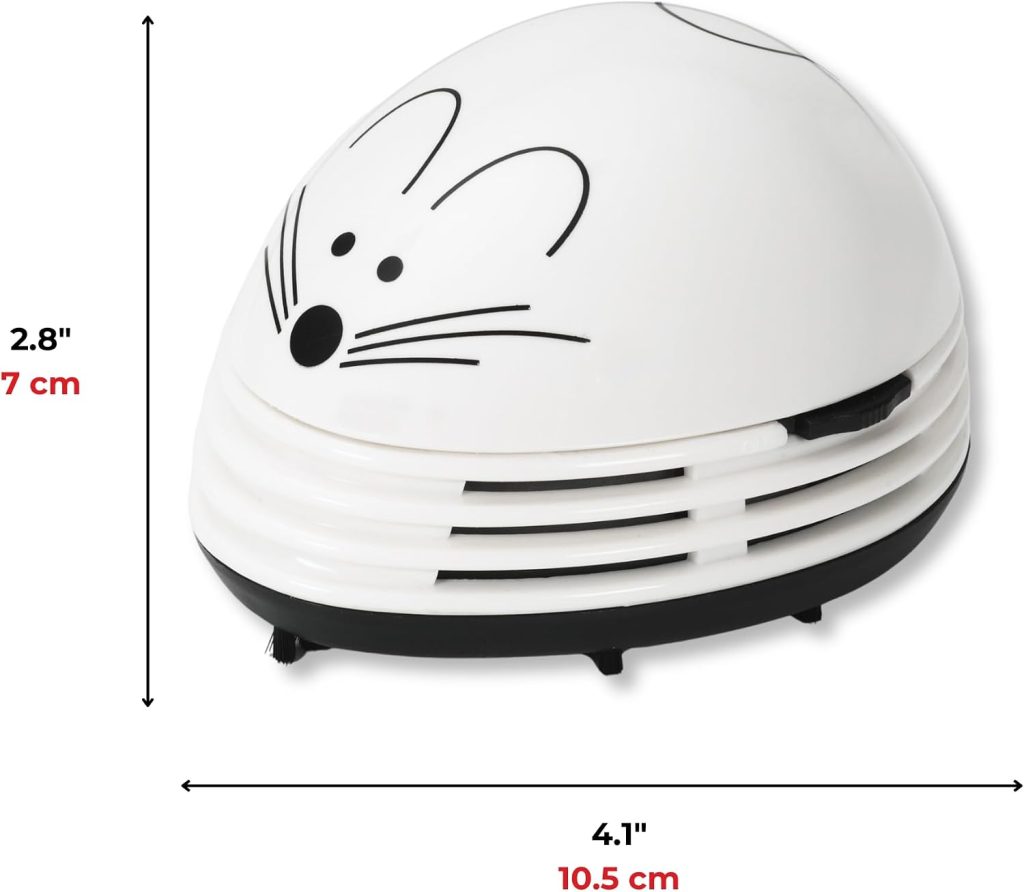 Starfrit Mouse Table Cleaner, Mini Vacuum, Battery Operated