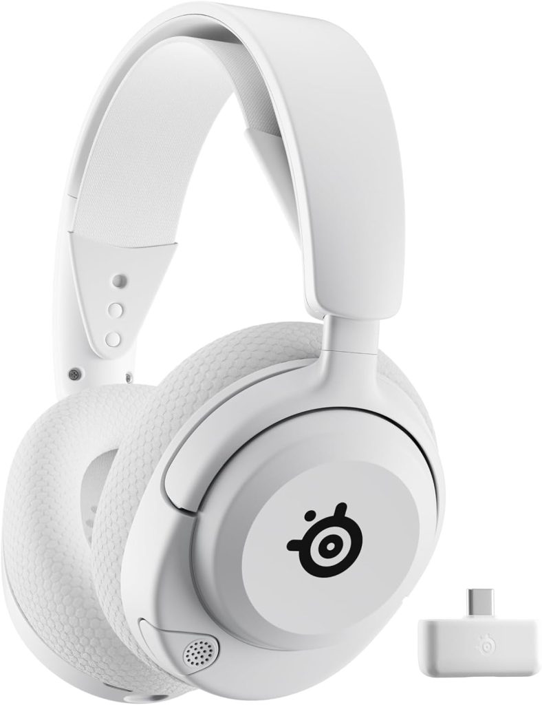 SteelSeries Arctis Nova 5P Wireless Multi-System Gaming Headset – White
