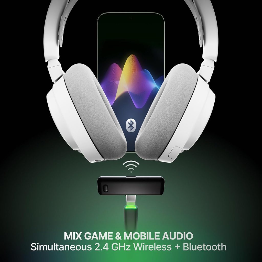 SteelSeries Arctis Nova 7X Wireless Gen 2 Gaming Headset – White
