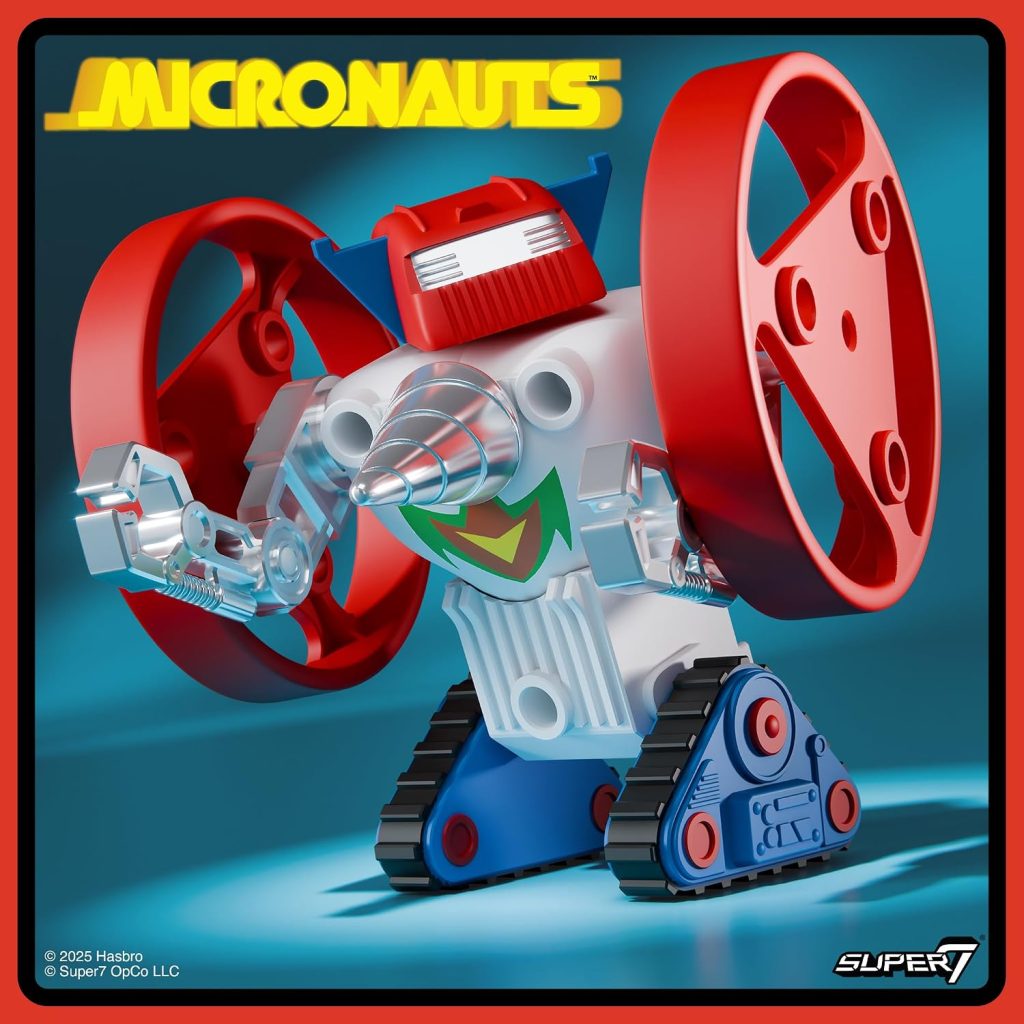 Super7 Reaction+ Micronauts Microtron – 3.75″ Micronauts Action Figure with Accessories – Classic Sci-Fi Collectibles and Retro Toys