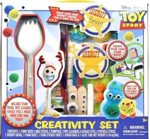 Tara Toys Disney Pixar Toy Story Creativity Set – Art Activity Kit with Stickers, Coloring Sheets, Markers & More – Fun Travel Set for Kids, Party Favor & Gift for Ages 3+