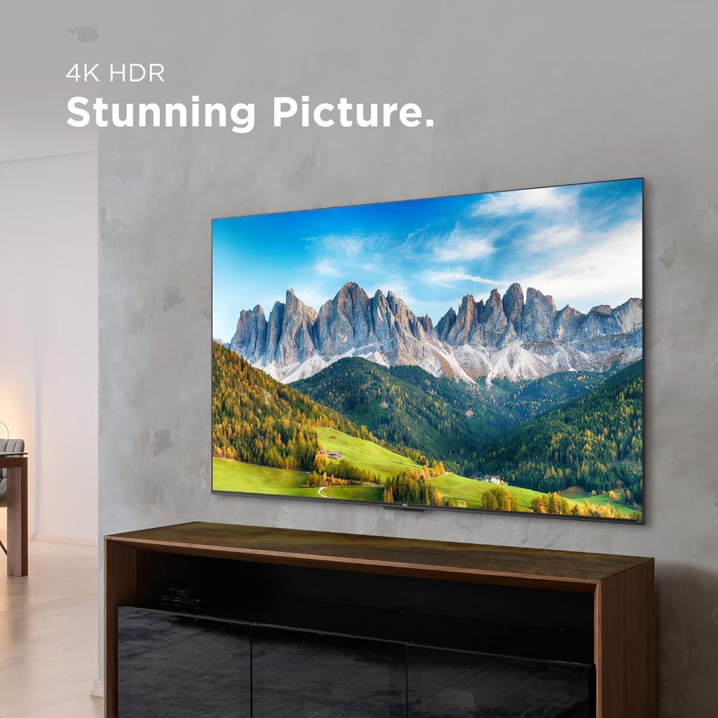TCL 43″ Class 4-Series 4K UHD HDR Smart Roku TV – 43S455