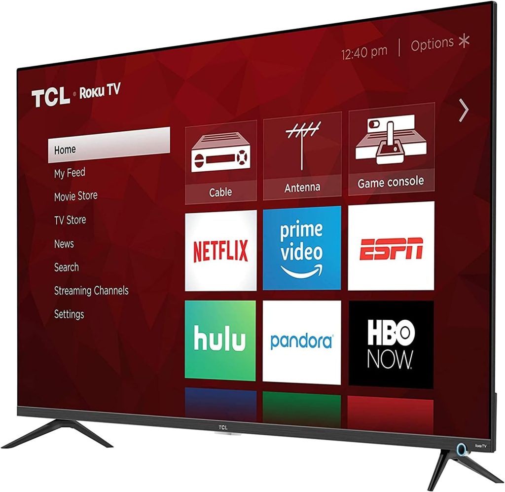 TCL 65″ Class 5-Series 4K UHD Dolby Vision HDR Roku Smart TV – 65S525