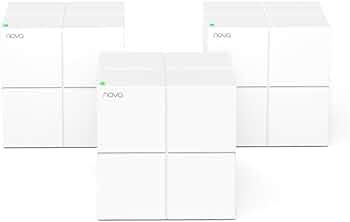 Tenda Nova Mesh WiFi System MW6 – Covers up to 4-6 Bedroom Houses- AC1200 Whole Home WiFi Mesh System – Gigabit Dual-Band Mesh Network – Replaces Wireless Router and WiFi Extender – 3-Pack