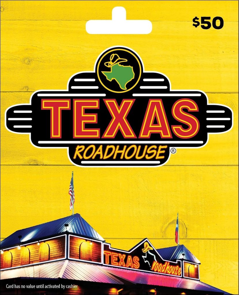 Texas Roadhouse Physical Gift Card – $100