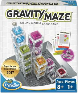 ThinkFun Gravity Maze – Falling Marble Logic Game – Challenging STEM Toy for Kids 8-12 – Gravity Marble Maze – Brain-Building Fun – Educational Gift – Boosts Critical Thinking & Problem Solving