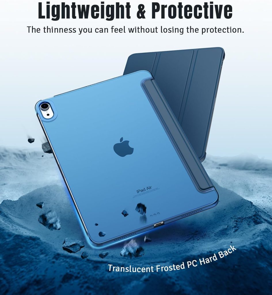 TiMOVO Case for iPad Air 11 Inch M4/M3/M2, Air 5th/4th Gen 10.9″,Abyss Blue