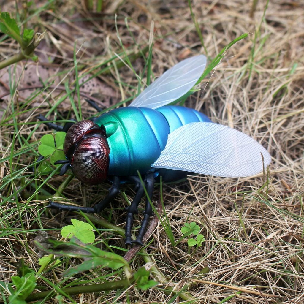 Tipmant RC Fly Remote Control Mosca Toy Realistic Electronic Animal Fake Insect Car Vehicle Kids Birthday Gifts