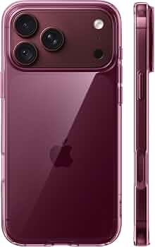 TORRAS for iPhone 18 Pro Case Crystal Burgundy, Anti-Yellowing 6.3”