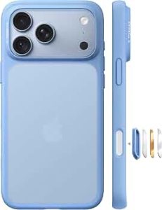 TORRAS Shockproof for iPhone 18 Pro Case Glacier Blue, 2026 Upgraded
