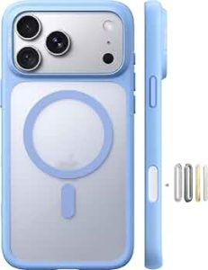 TORRAS Stronger Magnetic Shockproof for iPhone 17 Pro Max Case Glacier Blue