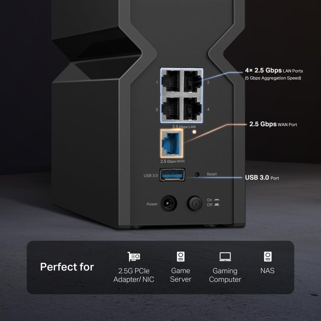 TP-Link Tri-Band BE9300 WiFi 7 Router (Archer BE550)