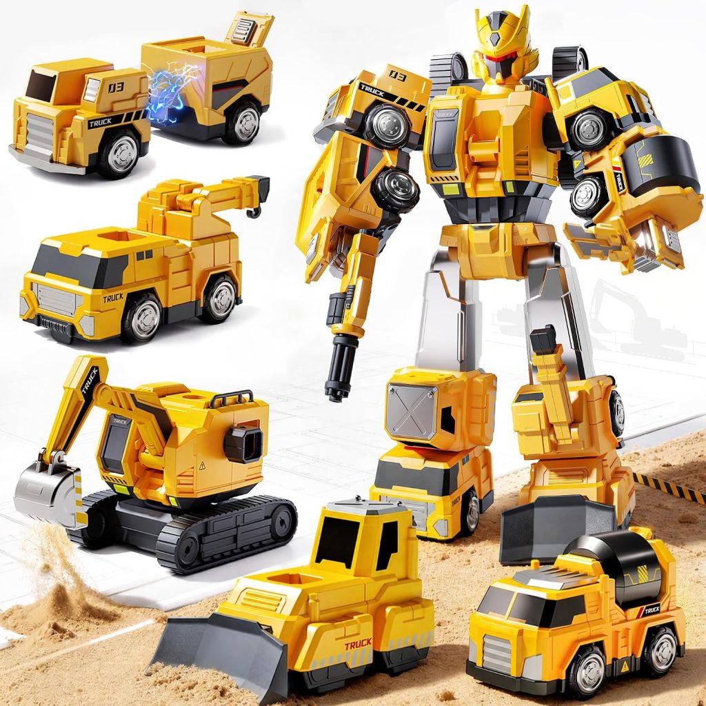 Transforming Toys for Boys 4-6 6-8,Construction Toys for 3 4 5 Year Old Boy