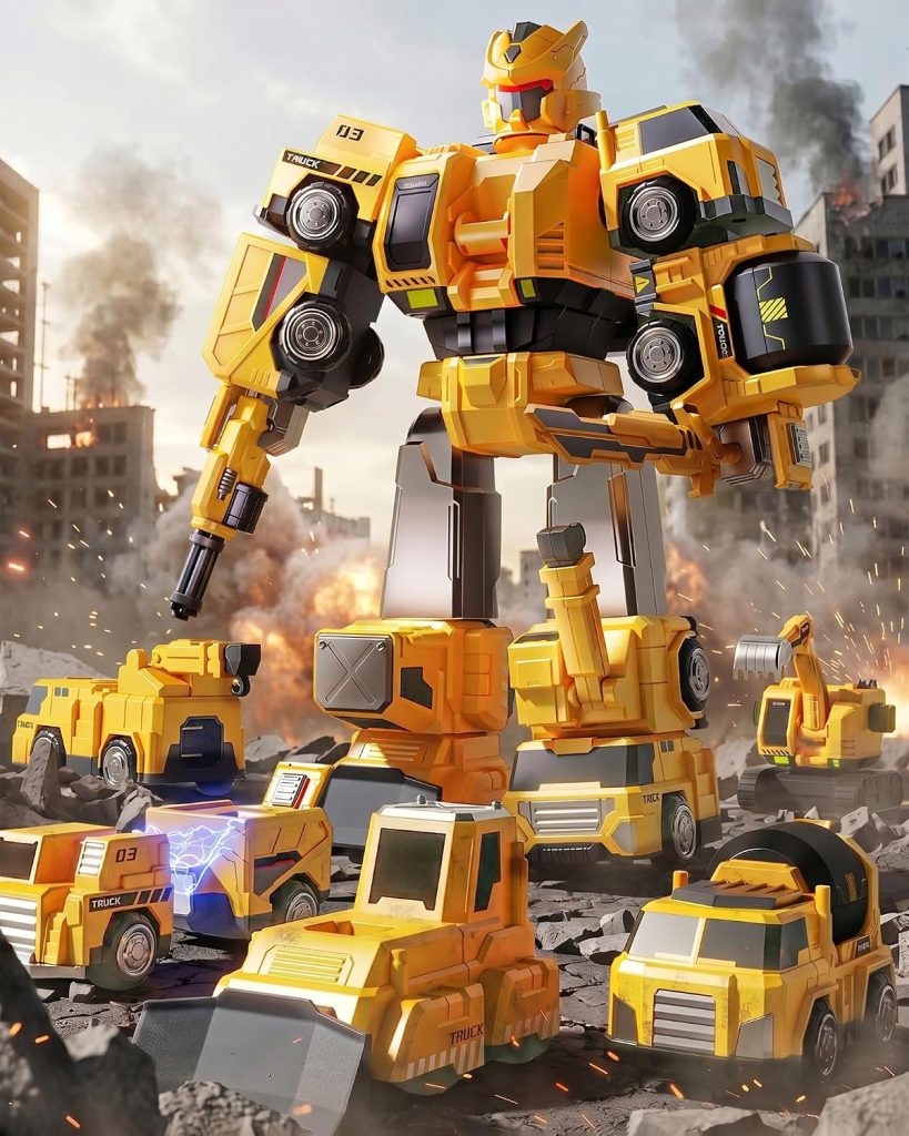 Transforming Toys for Boys 4-6 6-8,Construction Toys for 3 4 5 Year Old Boy