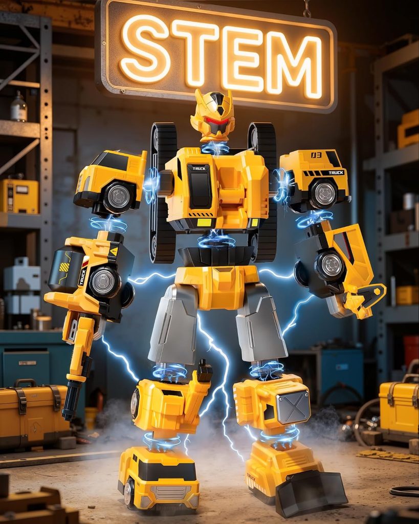 Transforming Toys for Boys 4-6 6-8,Construction Toys for 3 4 5 Year Old Boy