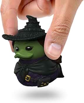 TUBBZ: Wicked – Elphaba Thropp Witch Mini Rubber Duck Collectible Toy 2″