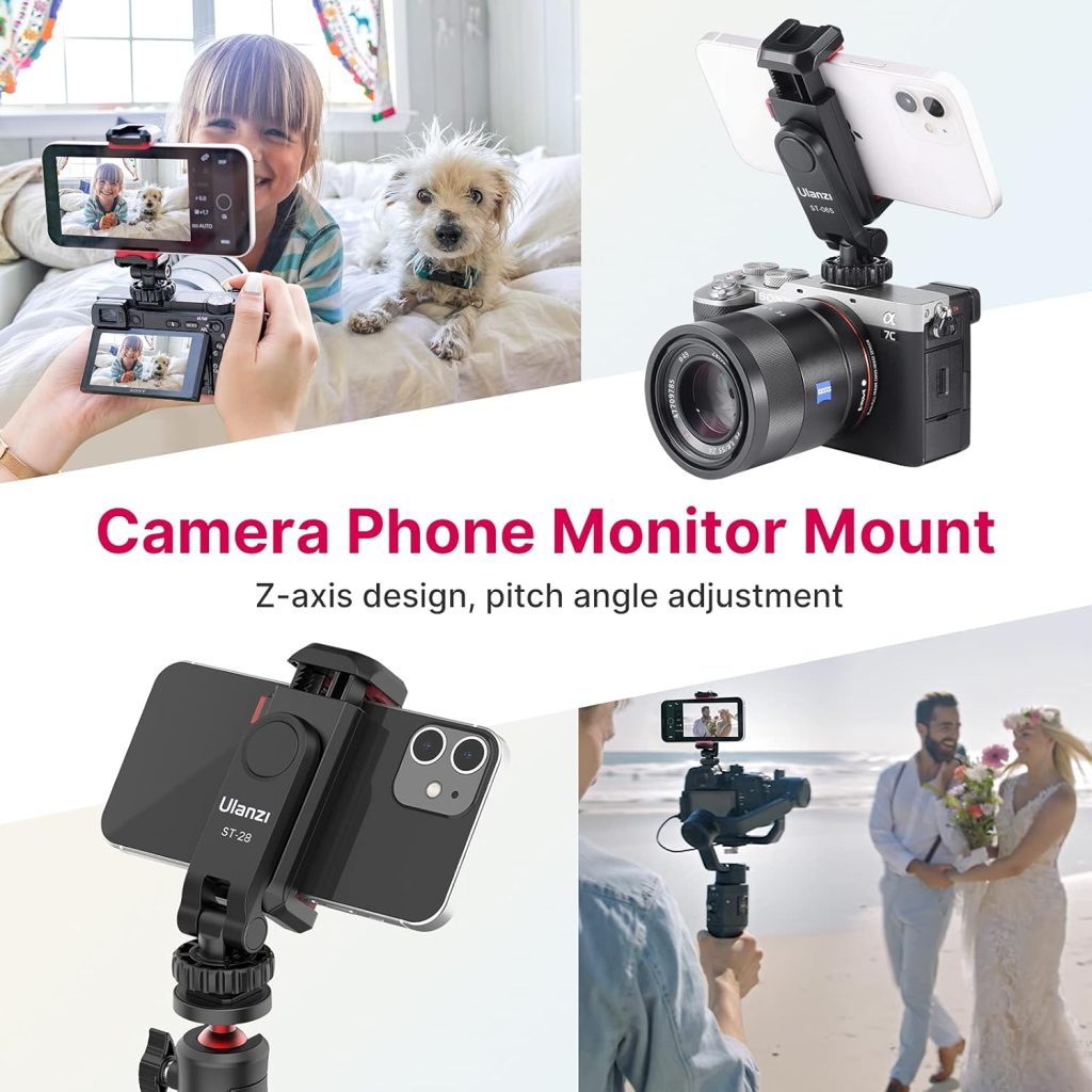 ULANZI ST-06S Phone Tripod Mount Holder for iPhone