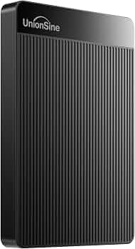 UnionSine 500GB Ultra Slim Portable External Hard Drive HDD-USB 3.0