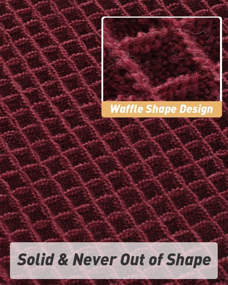 Upgraded Waffle Bath Mat Ultra Absorbent Non Slip Bathroom Mat, 17″ x 24″