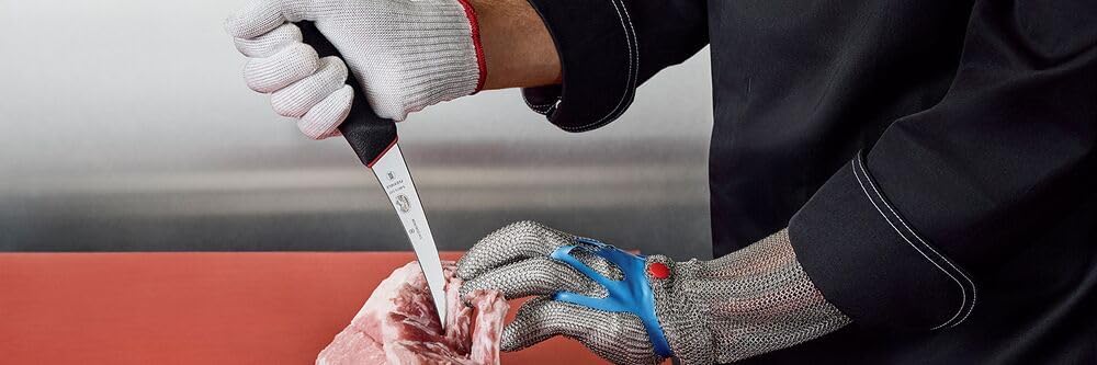 Victorinox Fibrox 6-In Curved Boning & Fillet Knife, Flexible Steel Blade