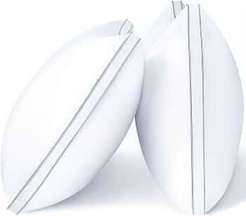 viewstar Pillows Queen Size Set of 2, Firm Support Bedding, White